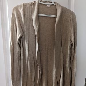Tan cardigan